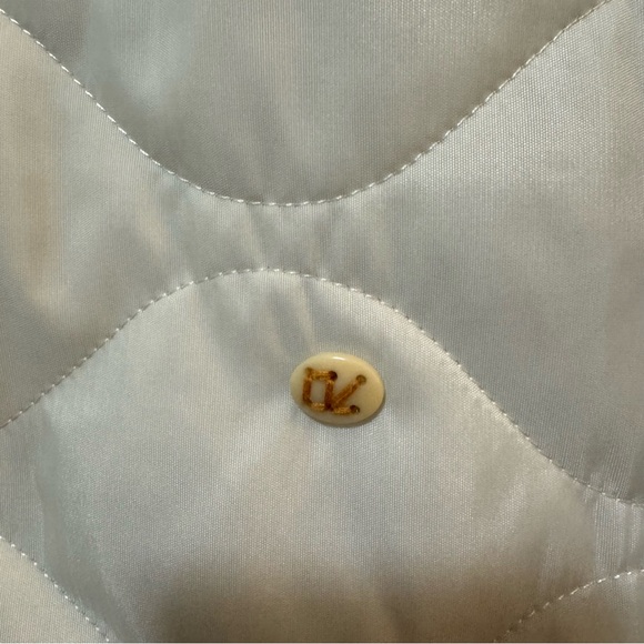 45R 45RPM Beige Nylon Quilted Jacket Size 1 - Picture 9 of 11